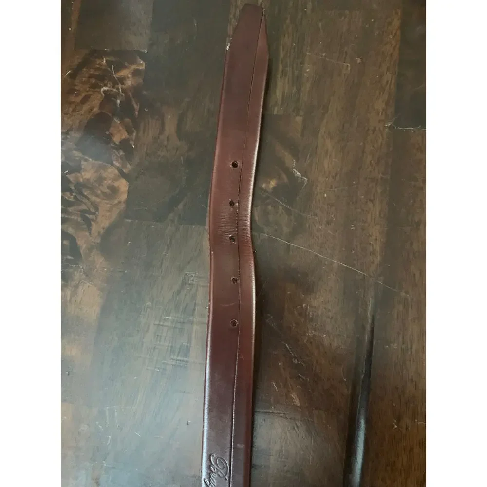 Mens Bragano Brown Leather Belt by Cole Haan